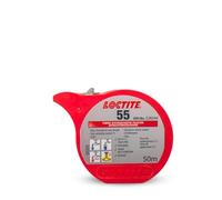 Loctite® 55 24 x 50 m Bobine - Fil d'étanchéité pour plomberie | Ruban d'étanchéité pour tuyaux | Remplace la filasse et pâte à joint | Solution idéale pour l'étanchéité plomberie