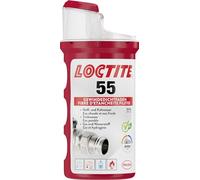LOCTITE 55 - Fil d'étanchéité fileté pour une étanchéité rapide - Joint fileté pour filetage de tuyau et raccords - Pour filetage en métal et plastique - 1 x 160 m