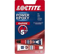 LOCTITE Colle Epoxy Rapide 5 min Invisible Tube 2x11ml Blister
