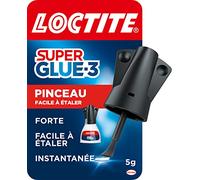 LOCTITE Colles Cyanoacrylates SUPERGLUE-3 Pinceau Bouteille 5g Blister 12uc