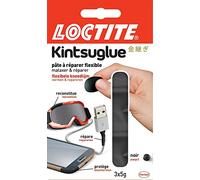 Loctite Pâte à réparer flexible Kintsuglue 3×5 g Multi-usages Noir