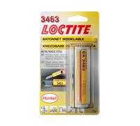 LOCTITE EA 3463 - Pâte à réparer voiture Métal 50 g - Pâte epoxy bicomposante avec particules de métal pour coller et réparer les métaux