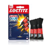 Loctite Mini Trio Super Glue Gel for High-Quality Repair for All Materials, 6x1g