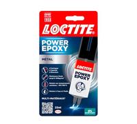 Loctite Power Colle Epoxy Métal, Résine Bi-composante, Seringue 25ml, Gris | Colle forte, Résine epoxy à Séchage rapide 5 minutes, Résiste aux chocs & solvants, Convient métaux, verre, céramique, bois