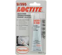 Loctite SI 595 - Silicone transparent pour joint d'étanchéité mécanique ou industriel, silicone résistant aux UV et aux conditions climatiques, tube 40 ml