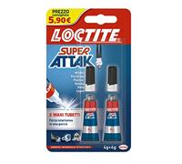 Loctite Super Attak Liquide Adhésif cyanoacrylate 4 g Gomme liquide Adhésif cyanoacrylate Tube Multicolore Transparent 30 s
