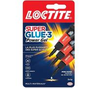 Loctite Super Glue-3 Power Gel Mini dose colle forte enrichie en caoutchouc mini-dose de colle gel ultra-resistante sechage i 1