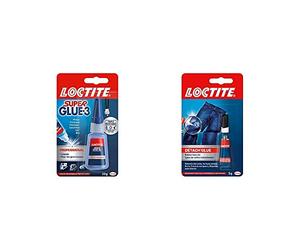 Loctite Super Glue-3 Professionnel, Colle Liquide à Séchage Immédiat, Transparente, Flacon 20 g Inclut Détach'Glue, Dissolvant Qui Enlève Taches et Résidus