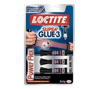 Loctite Super Glue avec 3Power Flex Mini Trio Set de colle, Lot de 3à 1g - 1879583