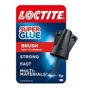 Loctite Super Glue Brush On, Superglue avec pinceau applicateur, colle transparente à séchage rapide pour métal, plastique et plus encore, colle forte facile à utiliser avec capuchon facile à ouvrir,