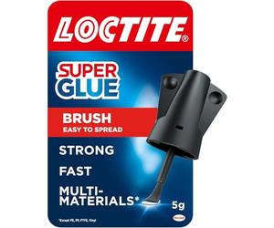 Loctite Super Glue Brush On, Superglue avec pinceau applicateur, colle transparente à séchage rapide pour métal, plastique et plus encore, colle forte facile à utiliser avec capuchon facile à ouvrir,