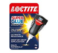 Loctite Super Glue Power Flex Control, Flexible Super Glue Gel, Superglue with Non-Drip Formula for Vertical Applications, Clear Glue with Precise Nozzle, 1x4g
