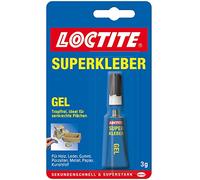 Loctite Superkleber Gel Universal, tube de 3 g d'adhésif super fort, colle instantanée sans gouttes et sans solvant pour les réparations immédiates