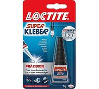 Loctite Superkleber Präzision, flacon de 5 g de colle rapide résistante à l'eau pour les réparations, collage rapide en seulement 30 secondes, colle forte pour de nombreux matériaux