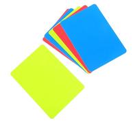 LOCZUK 6 Pièces Cartes D'arbitre de Jeu en Trois Couleurs PVC Épaissi