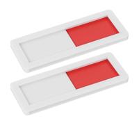 LOCZUK Lot de 2 Panneaux de Disponibilité Coulissants en Acrylique Blanc pour Bureaux et Cabinets, Indicateurs Visuels Occupé/vacant pour Salles de Réunion
