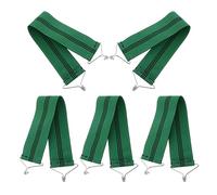LOCZUK Sangles de renforcement Vert Lot de 5 pour Chaise Pliante et Fauteuil inclinable, Bandes élastiques épaisses empêchant Fissures Tissu, adaptées pour Usage mobilier