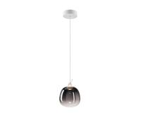 Lodes Oblò Pendant Small Pendelleuchte, Glossy Smoke