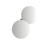 Lodes Puzzle Round Double Decken-/Wandleuchte, blanc mat, 2700K