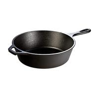 Lodge Cast Iron Deep Skillet poêle à frire profonde L8DSK3, volume environ 3 L