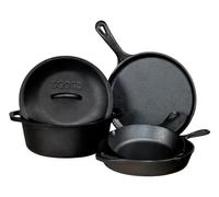 Lodge Batterie de cuisine en fonte 5 pièces