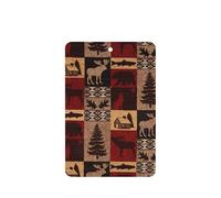 Lodge Bear Lot de 10 cartes désodorisantes parfumées pour voiture Motif cerf