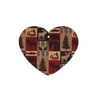 Lodge Bear Lot de 10 cartes désodorisantes parfumées pour voiture Motif cerf