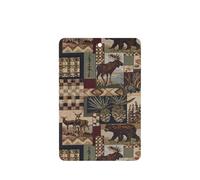 Lodge Bear Lot de 10 feuilles parfumées à suspendre pour voiture Motif cerf