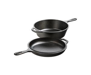 Lodge Casserole combinée en fonte Classic collection 3 litres