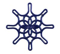 Lodge EC8ST32 Dessous de plat en fonte émaillée Indigo 20,3 cm