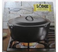 Lodge L10D03 Fonte Pré-assaisonnée 7 Qt Casserole Avec Couvercle