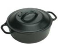 Cocotte / faitout / marmite Lodge Cast Iron Lodge - Cocotte en fonte naturelle 1,9 litre - Tous feux - Made in USA