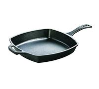 Lodge L8SQ3 Poêle en Fonte carrée Poêle à Frire/Poêle à Frire 26.67 cm/26,7 cm Noir