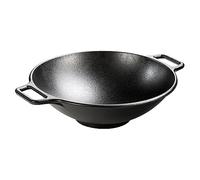 Lodge Pro-Logic Poêle Wok en Fonte avec poignées, 35 cm