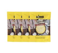Lodge True Southern Lot de 4 poêles à pain de maïs en fonte avec poêle à frire en fonte, poêle à cornstick ou moule à muffins, ingrédients de qualité, 473,6 g