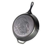 Lodge Wildlife Poêle à frire en fonte Motif dinde 33,7 cm