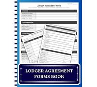 Lodger Agreement Form Book: 30 Ready-to-Use Forms with Property Inventory | For Live-In Landlords & Homeowners | 8.5 x 11 In