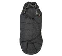 Lodger Chancelière poussette - Universel - Imperméable - Coupe-vent - 2 couches - Gris Bunker 6-36 Mois