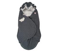 Lodger Chancelière universelle - Bunker Folklore - 100% Polaire - Anthracite - Chaud - Double couche - 0-36 Mois