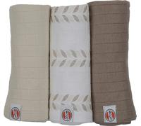 Lodger Lingettes hydrophiles - 3 pièces - 70 x 70 cm - Matcha - Birch | Grandes couches hydrophiles