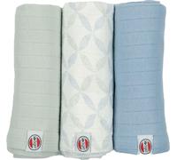 Lodger Lingettes Hydrophiles - 3 pièces - 70 x 70 cm - Matcha - Peppermint | Grandes Couches Hydrophiles