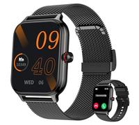 LODIMEKE Montre Connectée Femme Homme Appel Tension Artérielle Fréquence Cardiaque Sommeil, 1.96'' AI Smartwatch 100+ Sports, IP67 Podomètre Réveil Calculatrice Carte de Visite iOS Android