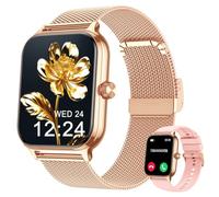LODIMEKE Montre Connectée Femme Homme Appel Tension Artérielle Fréquence Cardiaque Sommeil, 1.96'' AI Smartwatch 100+ Sports, IP67 Podomètre Réveil Calculatrice Carte de Visite iOS Android