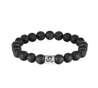 LODMLOER Bracelet en Perles De Pierre De Lave avec Signes du Zodiaque Lion - Signes du Zodiaque Bracelets pour Hommes Couples Bracelets Étudiants Accessoires pour Femmes, Lion