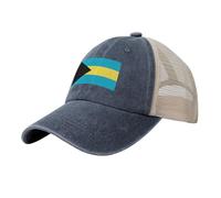 LODMLOER Drapeau des Bahamas Casquette de Baseball Unisexe | Protection Anti-UV, Maille Respirante, Réglable | Coutumes Ethniques Casquettes Idéale pour Été & Outdoor