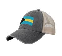 LODMLOER Drapeau des Bahamas Casquette de Baseball Unisexe | Protection Anti-UV, Maille Respirante, Réglable | Coutumes Ethniques Casquettes Idéale pour Été & Outdoor