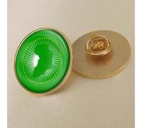 LODMLOER Insigne D'Épinglette De Drapeau De L'Union Africaine en Forme D'Étoiles en Or