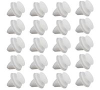 Lodokdre 20 clips de fixation de portière de voiture blancs pour 206 207 1007 307