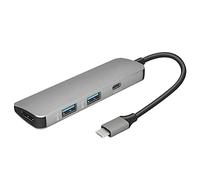 Lodokdre 3 1 Type C Hub 4K - Sortie compatible 2 ports USB 3.0/USB-C Convertisseur Multi Port Adaptateur pour Pro Chromebook