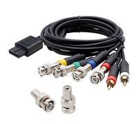 Lodokdre Câble RGB/pour N64 SFC SNES Consoles VidéO Câble Composite avec une Forte Stabilité